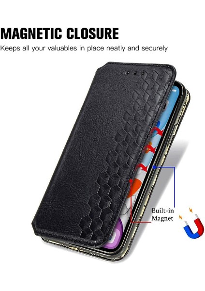 Realme 12 Pro Artı Flip Kapak Kılıf Için Kılıf Zarif Iş (Yurt Dışından)