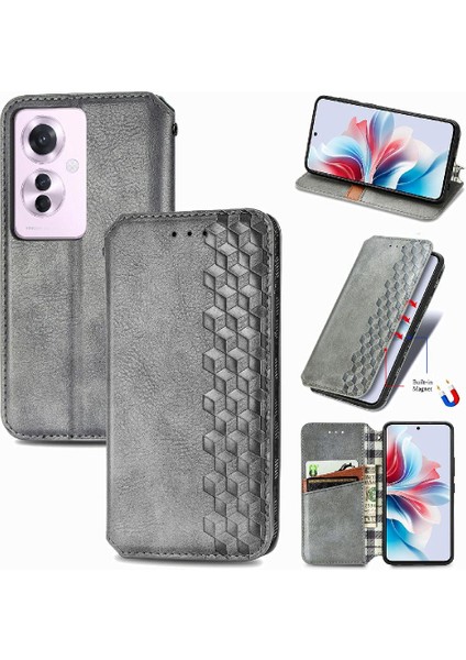 Oppo Oppo 11F 5g Için Kılıf Zarif Iş Deri Çanta Moda Tasarımı (Yurt Dışından) indirimleri