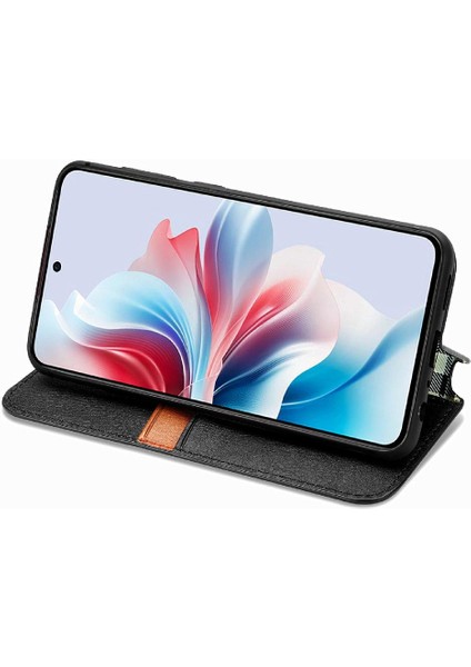 Oppo Oppo 11F 5g Için Kılıf Zarif Iş Deri Çanta Moda Tasarımı (Yurt Dışından) fırsatları