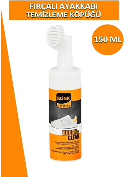 Blink Brush Clean Fırçalı Ayakkabı Bakım Temizleme-Naturel