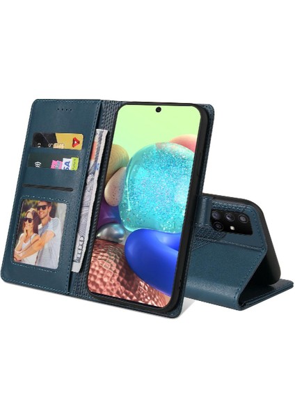 Samsung Galaxy A71 5g Üç Kart Yuvaları Kickstand Premium 4 Için Flip Case (Yurt Dışından)