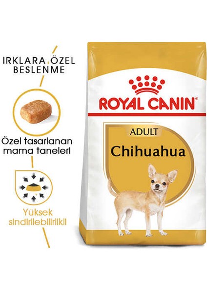 Chihuahua Adult Yetişkin Köpek Maması1,5 kg modelleri
