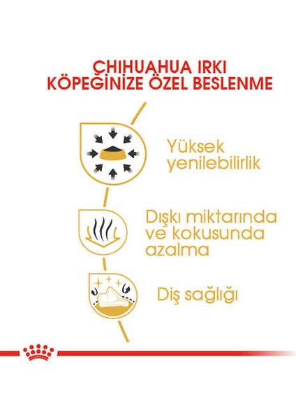 Chihuahua Adult Yetişkin Köpek Maması1,5 kg fırsatları