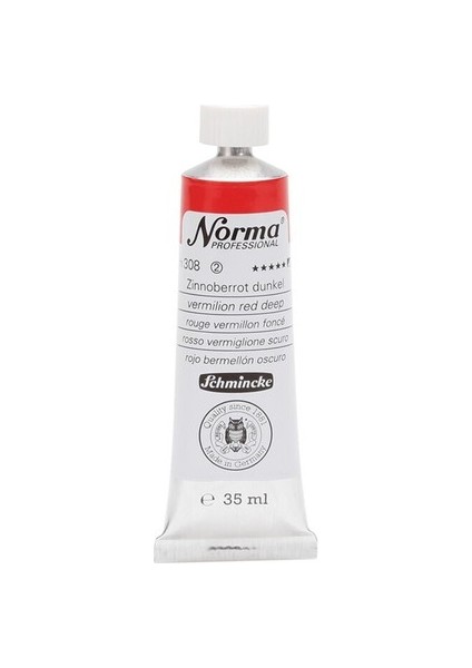 Norma Professional Yağlı Boya 35 ml Vermilion Red Deep