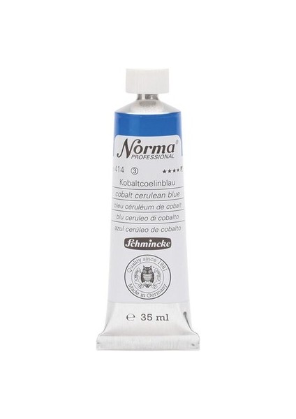 Norma Professional Yağlı Boya 35 ml Cobalt Cerulean Blue