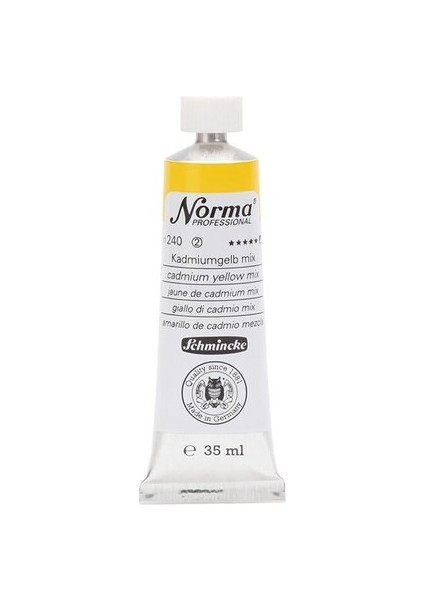 Norma Professional Yağlı Boya 35 ml Cadmium Yellow Mix
