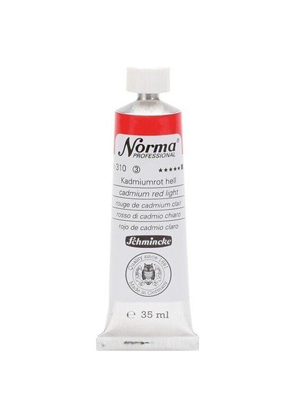 Norma Professional Yağlı Boya 35 ml Cadmium Red Light