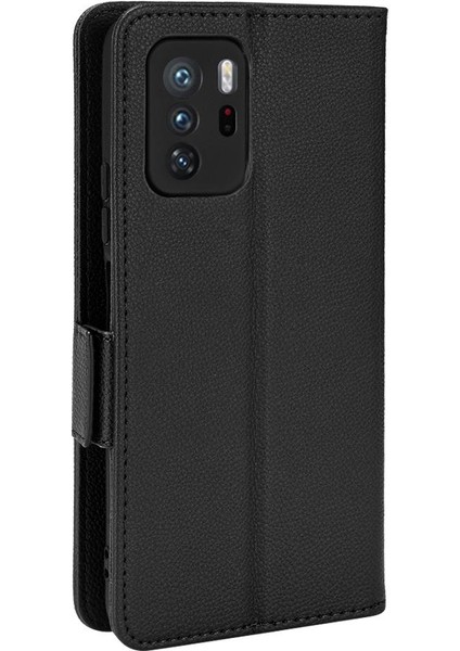 Xiaomi Poco X3 Gt Cüzdan Pu Deri Yan Toka Manyetik Kart (Yurt Dışından)