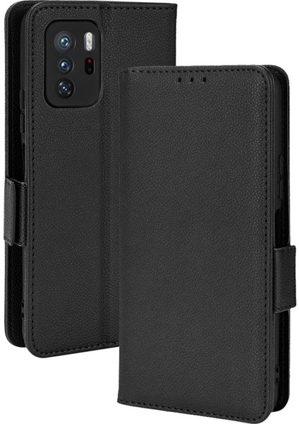Xiaomi Poco X3 Gt Cüzdan Pu Deri Yan Toka Manyetik Kart (Yurt Dışından)