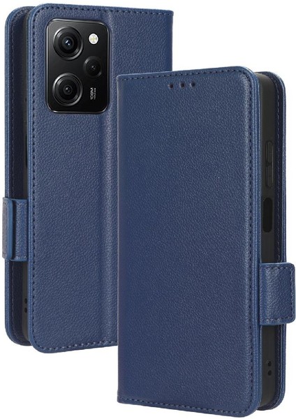 Xiaomi Poco X5 Pro 5g Manyetik Kart Yuvaları Tutucu Pu Deri Yan (Yurt Dışından)