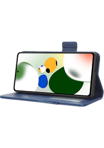 Xiaomi Poco X5 Pro 5g Manyetik Kart Yuvaları Tutucu Pu Deri Yan (Yurt Dışından)