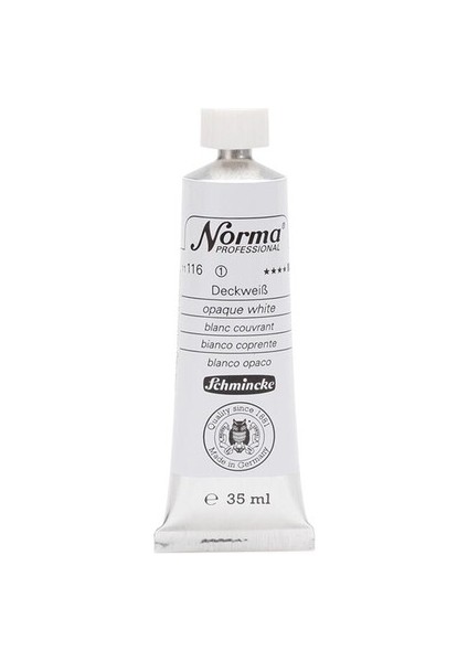 Norma Professional Yağlı Boya 35 ml Opaque White