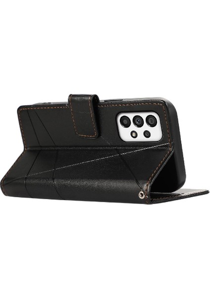 Samsung Galaxy A73 5g Kickstand Üç Kart Yuvaları Şok Için Flip Case (Yurt Dışından)