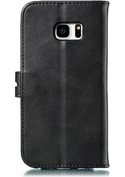 Samsung Galaxy S7 Kenar Manyetik Kapatma Kart Tutucu Için Cüzdan Durumda Tüm (Yurt Dışından)