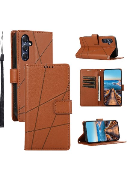 Samsung Galaxy M54 Üç Kart Yuvaları Darbeye Şok Için Flip Case (Yurt Dışından)