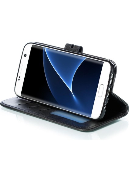 Samsung Galaxy S7 Kenar Manyetik Kapatma Kart Tutucu Için Cüzdan Durumda Tüm (Yurt Dışından)