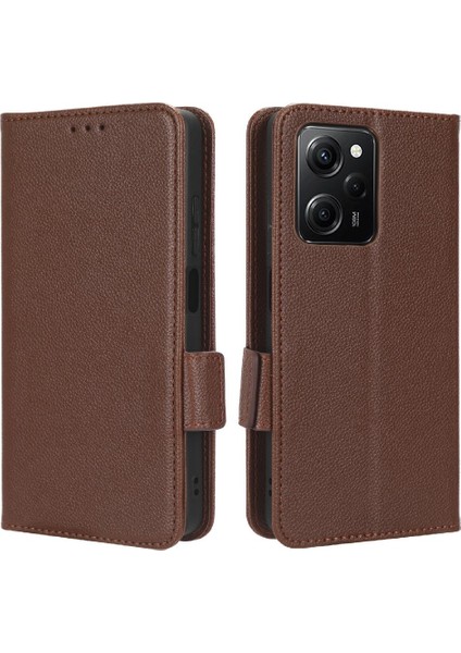 Xiaomi Poco X5 Pro 5g Manyetik Kart Yuvaları Tutucu Pu Deri Yan (Yurt Dışından)
