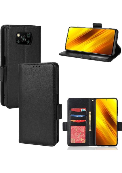 Xiaomi Poco X3/x3 Pro/x3 Nfc Cüzdan Yan Toka Kart Yuvaları Tutucu (Yurt Dışından)