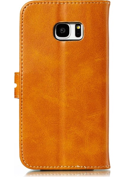 Samsung Galaxy S7 Kenar Manyetik Kapatma Kart Tutucu Için Cüzdan Durumda Tüm (Yurt Dışından)