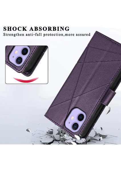 Iphone 12 Mini Darbeye Kickstand Üç Kart Yuvaları Şok Için Flip Case (Yurt Dışından)
