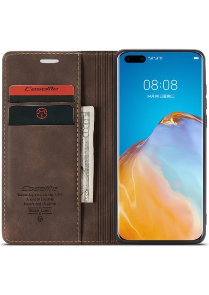 Huawei P40 Manyetik Kapatma Için Flip Case Darbeye Çevir Folio Kitap Pu (Yurt Dışından) fiyatları