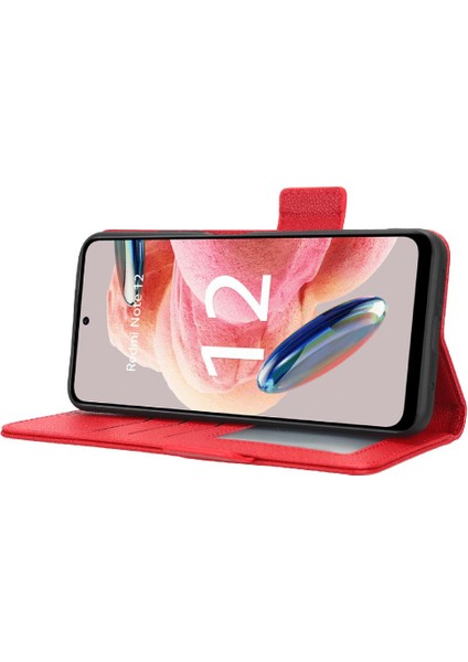 Xiaomi Redmi Için Not 12 4g Pu Deri Manyetik Cüzdan Yan Toka (Yurt Dışından) indirimleri