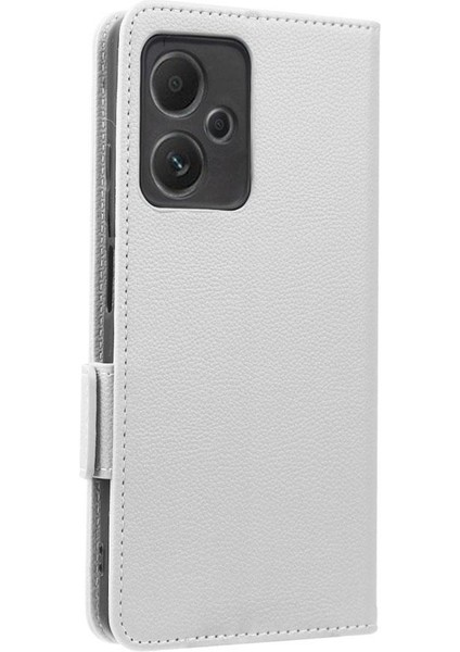 Xiaomi Redmi Için Not 12 5g Manyetik Kart Yuvaları Tutucu Pu Deri Kılıf (Yurt Dışından)