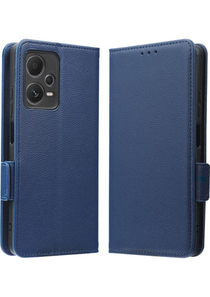 Xiaomi Redmi Için Not 12 Pro Artı Yan Toka Pu Deri Cüzdan Kart (Yurt Dışından)