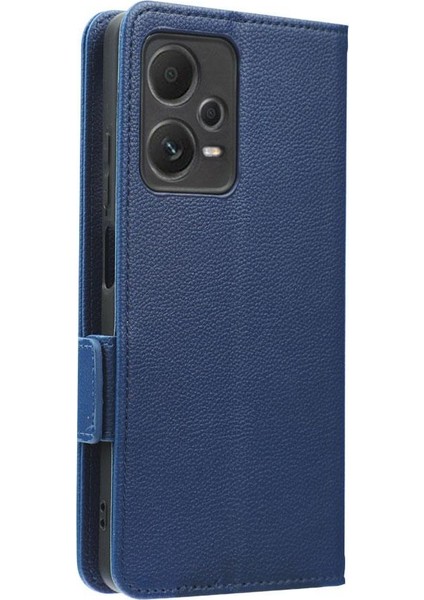 Xiaomi Redmi Için Not 12 Pro Artı Yan Toka Pu Deri Cüzdan Kart (Yurt Dışından)