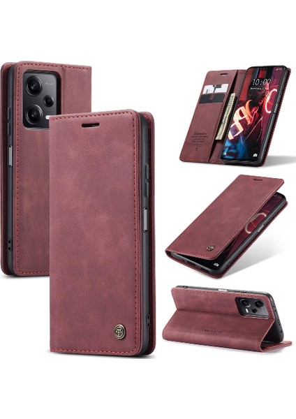 Xiaomi Poco X5 Pro 5g Flip Için Flip Case Folio Kitap Manyetik Kapatma Pu (Yurt Dışından)