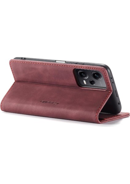 Xiaomi Poco X5 Pro 5g Flip Için Flip Case Folio Kitap Manyetik Kapatma Pu (Yurt Dışından)