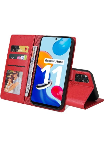 Xiaomi Redmi Not 11 Pro Için Flip Case Kickstand Üç Kart Yuvaları 4 (Yurt Dışından)