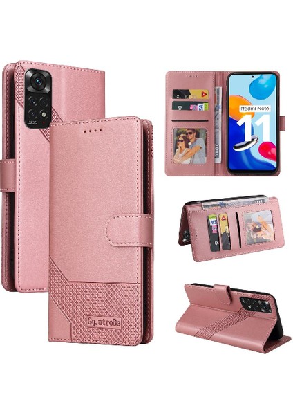 Xiaomi Redmi Not 11 Pro Için Flip Case Kickstand Üç Kart Yuvaları 4 (Yurt Dışından)