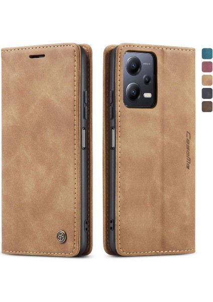 Xiaomi Redmi Not 12 Için Flip Case 5g Flip Folio Kitap Manyetik Kapatma Pu (Yurt Dışından)