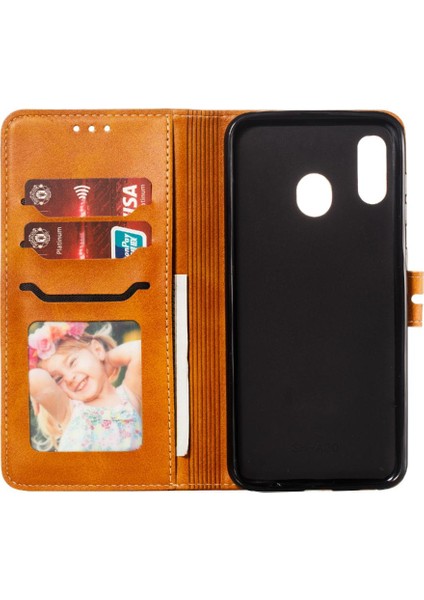 Samsung Galaxy A30/A20/M10S Için Cüzdan Kılıf Tüm Yuvarlak Koruma Kartı (Yurt Dışından) modelleri