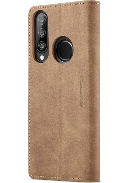 Huawei P30 Lite Durumda Kart Yuvası Için Flip Case Kickstand Flip Folio Kitap Pu (Yurt Dışından)