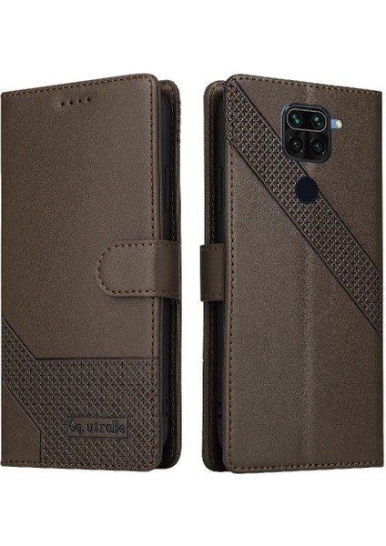 Xiaomi Redmi Not 9 Için Flip Case 4g Kickstand Darbeye 4 Köşe Üç (Yurt Dışından)