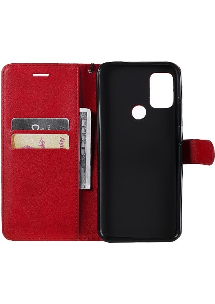 Motorola Moto G30 Için Flip CASE/G10 Klasik Düz Renk Yüksek Kaliteli Telefon (Yurt Dışından)