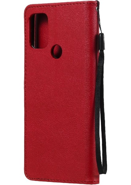 Motorola Moto G30 Için Flip CASE/G10 Klasik Düz Renk Yüksek Kaliteli Telefon (Yurt Dışından)