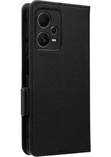 Xiaomi Redmi Için Not 12 Pro Artı Yan Toka Pu Deri Cüzdan Kart (Yurt Dışından)
