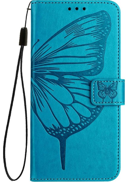 Tecno Pop 5c Premium Deri Kapak Kapak Manyetik Kabartma Için Kılıf (Yurt Dışından)