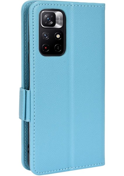 Xiaomi Redmi Için Not 11 5g Pu Deri Manyetik Cüzdan Kart Yuvaları (Yurt Dışından)