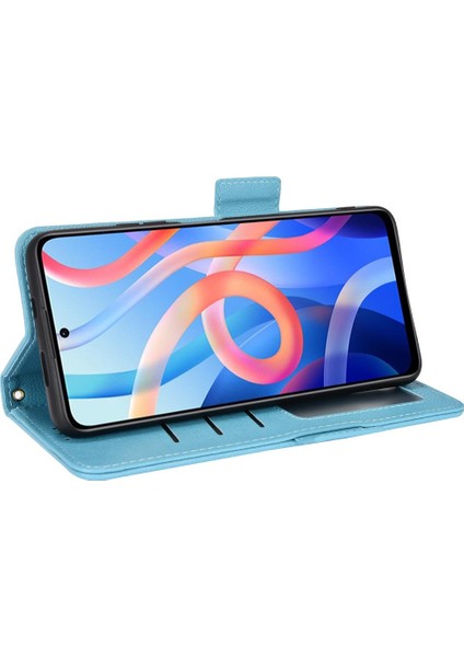 Xiaomi Redmi Için Not 11 5g Pu Deri Manyetik Cüzdan Kart Yuvaları (Yurt Dışından)