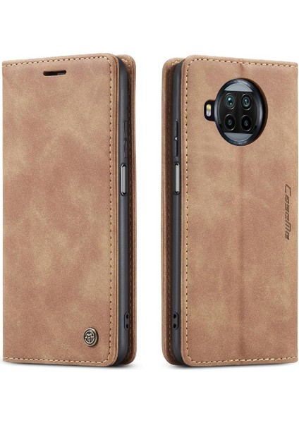Xiaomi 10T Lite 5g Için Flip Case Kart Yuvası Kickstand Manyetik Kapatma (Yurt Dışından)