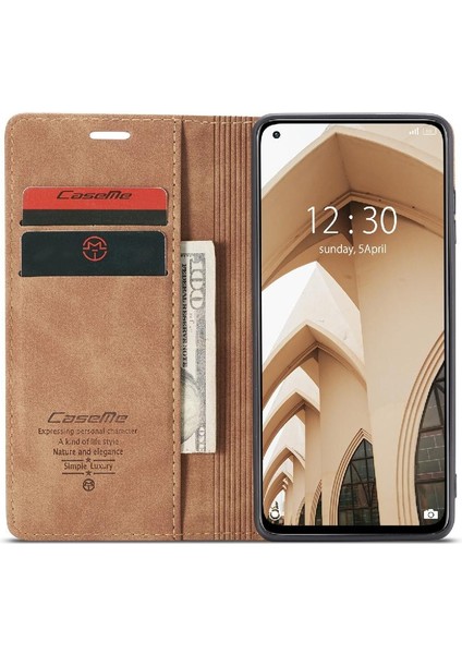 Xiaomi 10T Lite 5g Için Flip Case Kart Yuvası Kickstand Manyetik Kapatma (Yurt Dışından)
