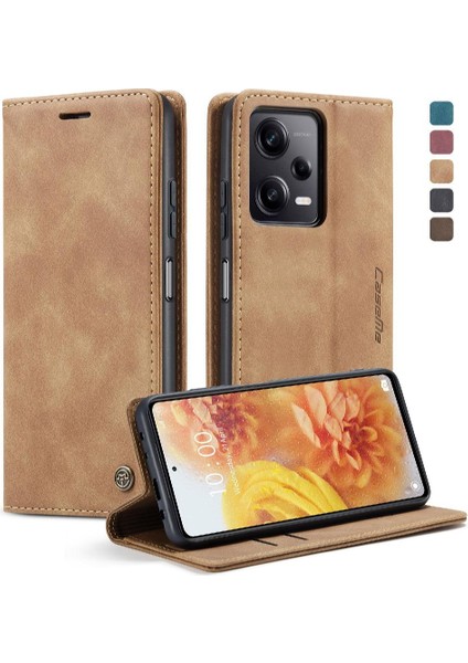 Xiaomi Redmi Not 12 Için Flip Case Pro Artı 5g Manyetik Kapatma Darbeye (Yurt Dışından)