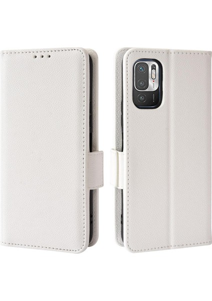 Xiaomi Poco M3 Pro Pu Deri Kart Yuvaları Tutucu Manyetik Yan (Yurt Dışından)