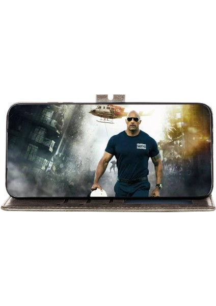 Cüzdan Kılıf Için Xiaomi Mi 10/10 Pro Kabartmalı Kickstand Tüm Yuvarlak Manyetik (Yurt Dışından)