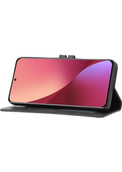 Cüzdan Durumda Xiaomi 12 Lite Için Kickstand Tüm Yuvarlak Koruma Manyetik (Yurt Dışından)