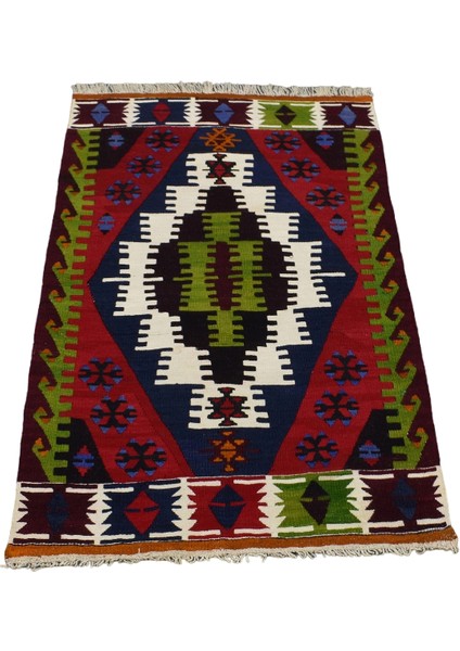 Yeni El Dokuma Şaheser Niğde Çukurkuyu Yün Kilim 4930